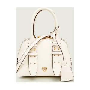 Pinko Skórzany kuferek BOWLING BAG ZIP MINI