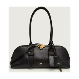 Pinko Skórzany kuferek BOWLING BIG