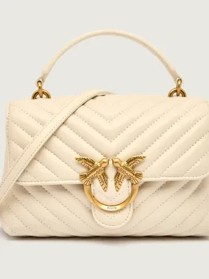 Pinko Skórzany kuferek LOVE LADY PUFF