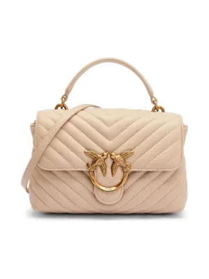 Pinko Skórzany kuferek LOVE LADY PUFF