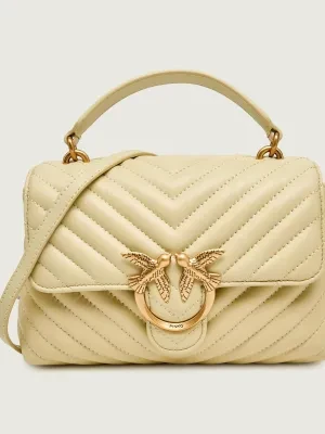 Pinko Skórzany kuferek LOVE LADY PUFF