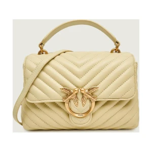 Pinko Skórzany kuferek LOVE LADY PUFF