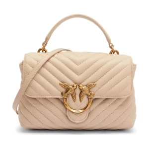 Pinko Skórzany kuferek LOVE LADY PUFF