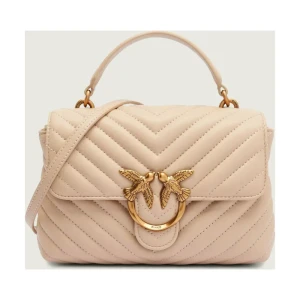 Pinko Skórzany kuferek LOVE LADY PUFF