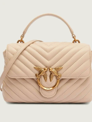 Pinko Skórzany kuferek LOVE LADY PUFF