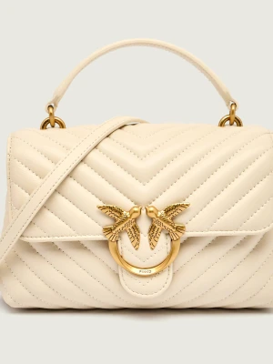 Pinko Skórzany kuferek LOVE LADY PUFF