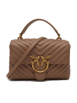 Pinko Skórzany kuferek LOVE LADY PUFF