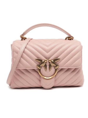 Pinko Skórzany kuferek LOVE LADY PUFF