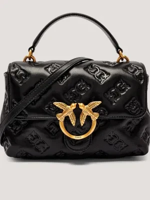 Pinko Skórzany kuferek LOVE LADY PUFF MINI