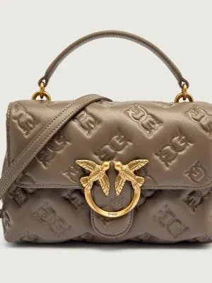 Pinko Skórzany kuferek LOVE LADY PUFF MINI