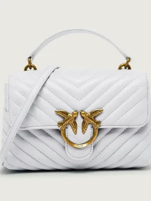 Pinko Skórzany kuferek LOVE LADY PUFF MINI