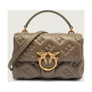 Pinko Skórzany kuferek LOVE LADY PUFF MINI