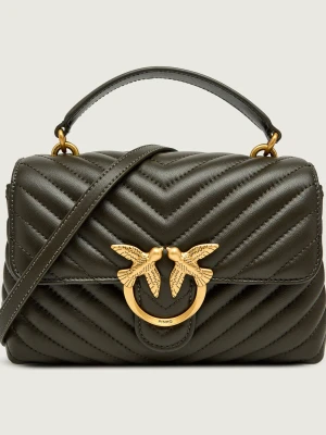 Pinko Skórzany kuferek LOVE LADY PUFF MINI