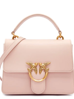Pinko Skórzany kuferek Love One Top Handle Mini Light