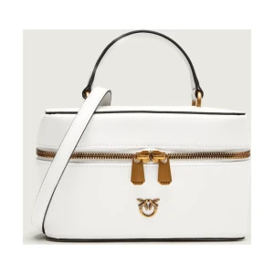 Pinko Skórzany kuferek VANITY SOFT MINI