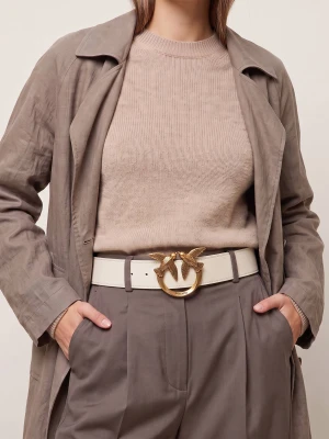 Pinko Skórzany pasek LOVE BERRY H4 BELT VITELLO SET