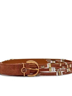 Pinko Skórzany pasek PROMETHEA H3