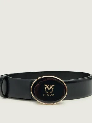 Pinko Skórzany pasek ROUND ENAMEL H2,8