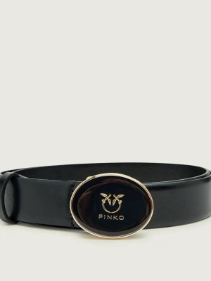 Pinko Skórzany pasek ROUND ENAMEL H2,8