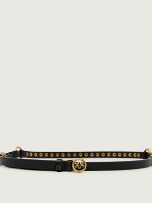 Pinko Skórzany pasek STUDS BELT H1,2