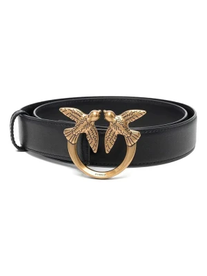 Pinko Skórzany pasek w kolorze czarnym rozmiar: 95