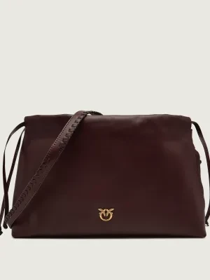 Pinko Skórzany worek MAXI CLUTCH