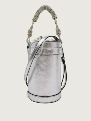 Pinko Skórzany worek MINI BUCKET
