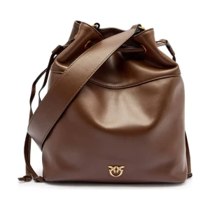 Pinko Skórzany worek SECCHIELLO CLASSIC