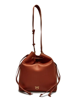 Pinko Skórzany worek SECCHIELLO CLASSIC