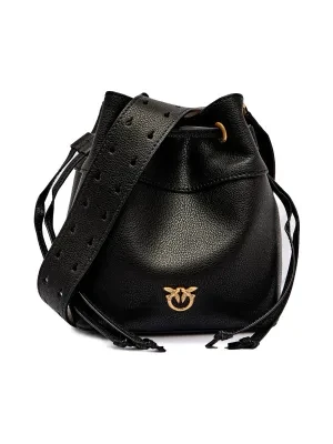 Pinko Skórzany worek SECCHIELLO MINI