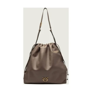 Pinko Skórzany worek SLOUCHY EXTRA