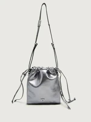 Pinko Skórzany worek SLOUCHY MINI