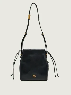Pinko Skórzany worek SLOUCHY MINI