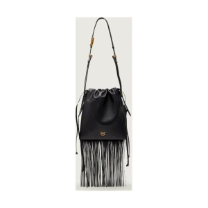 Pinko Skórzany worek SLOUCHY MINI