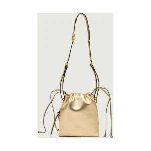 Pinko Skórzany worek SLOUCHY MINI