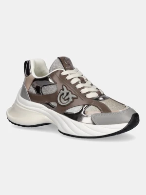 Pinko sneakersy Ariel 15 damskie kolor szary SS0067E032L15