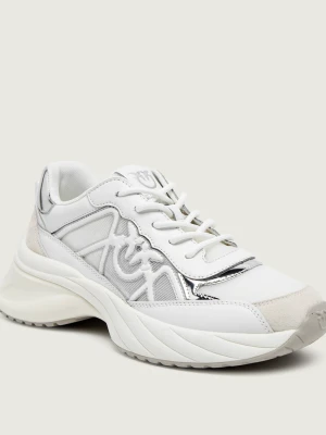 Pinko Sneakersy ARIEL 33 | zamsz biały