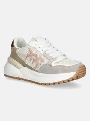 Pinko sneakersy Gem kolor beżowy SS0055 P074 K26