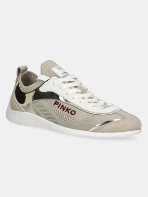 Pinko sneakersy Reby damskie kolor złoty SS0061 T026 Z22