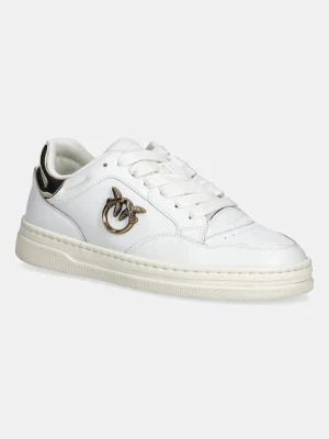 Pinko sneakersy skórzane Mandy 11 damskie kolor biały SS0077P108ZHC