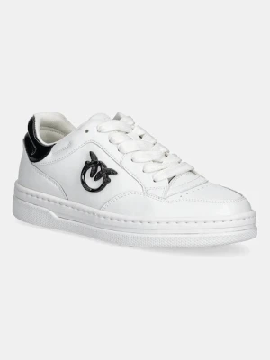Pinko sneakersy skórzane Mandy 11 damskie kolor biały SS0077P108ZZ1