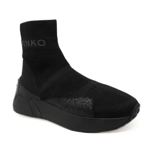 Pinko Sneakersy STOCKTON KNIT | z dodatkiem skóry