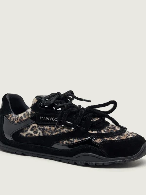 Pinko Sneakersy Yulia 01 | zamsz czarny
