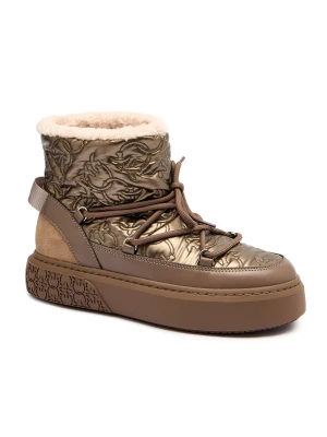 Pinko Śniegowce YOKO 19 | shearling | z dodatkiem skóry