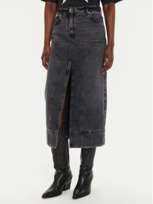 PINKO Spódnica jeansowa Gregoriana Gonna 03903 A20U Czarny Regular Fit