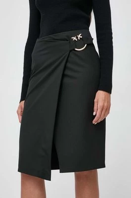 Pinko spódnica kolor czarny maxi rozkloszowana 101997.A18G