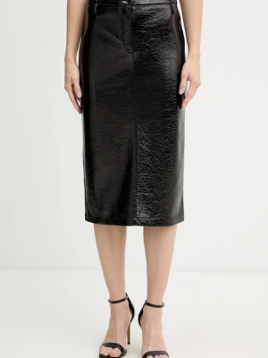 Pinko spódnica kolor czarny midi ołówkowa 105951 A2YG