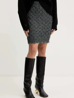 Pinko spódnica kolor granatowy mini prosta 105970 A2YB