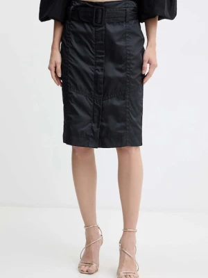 Pinko spódnica kolor szary mini prosta 105941 A2Y0