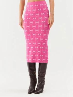 Pinko Spódnica ołówkowa 100211 A0IS Różowy Slim Fit